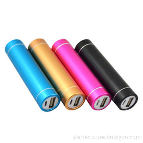 Power bank with aluminium material, 2600mAh